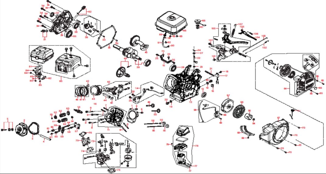 1-0199 Engine parts